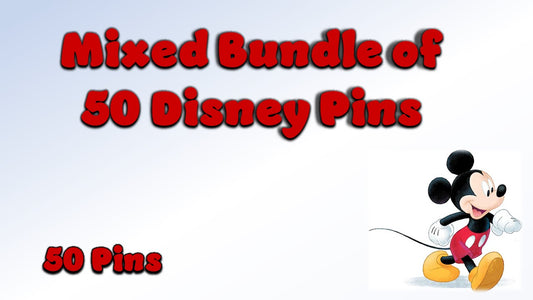 Mixed Bundle of 50 Disney Trading Pins